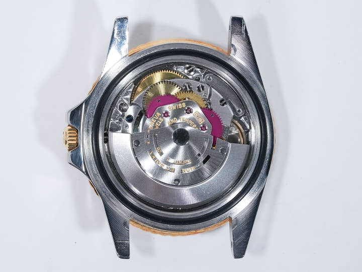 Rolex GMT-Master Ref. 1675/3 Stainless Steel/Yellow Gold Black Dial Jubilee Bracelet Used w5g67g3e