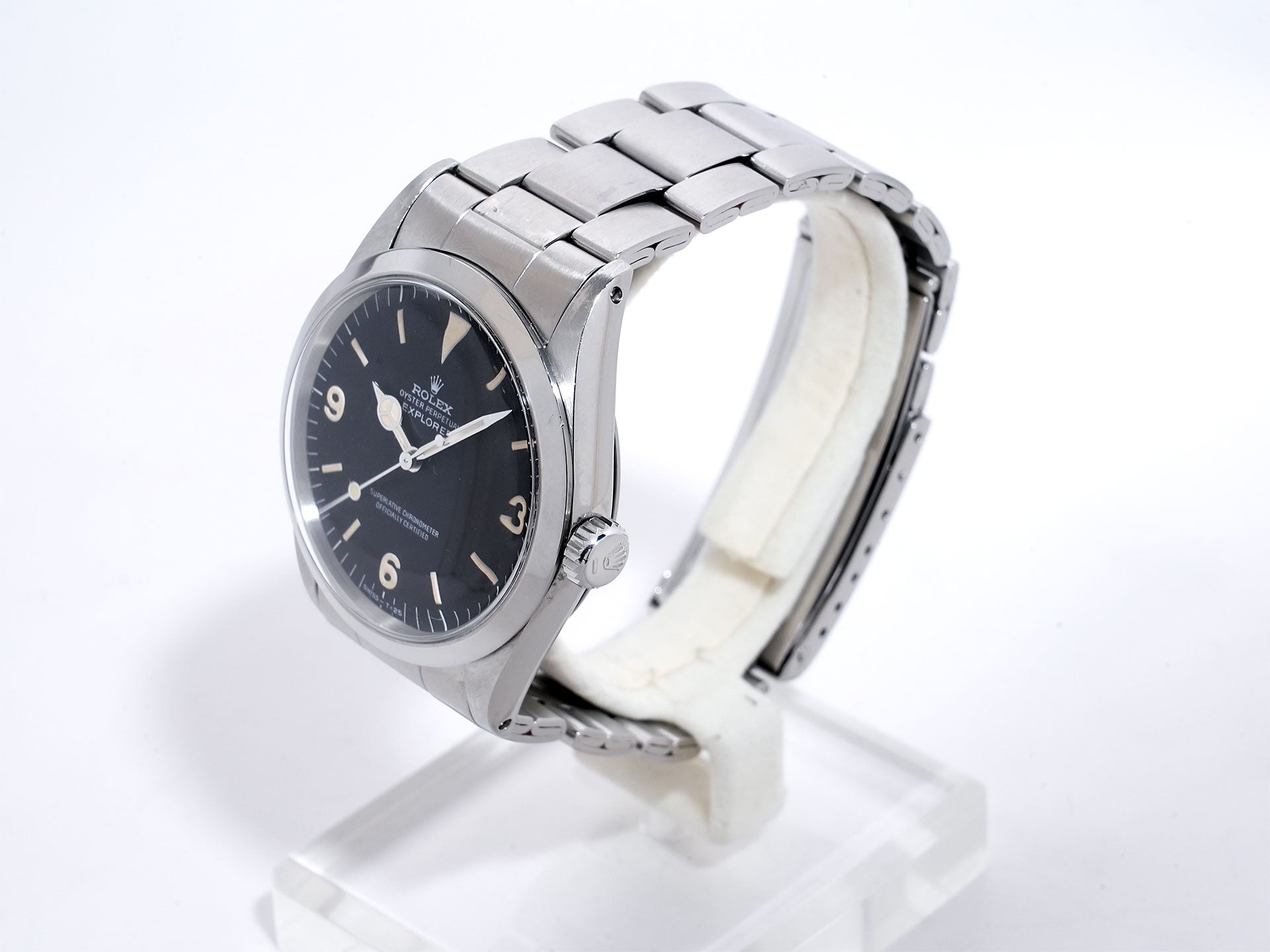 ロレックス エクスプローラーI Ref.1016 ステンレススチール ブラック文字盤 中古 jogkicry