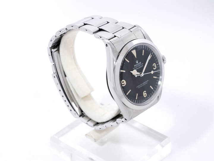 ロレックス エクスプローラーI Ref.1016 ステンレススチール ブラック文字盤 中古 jogkicry