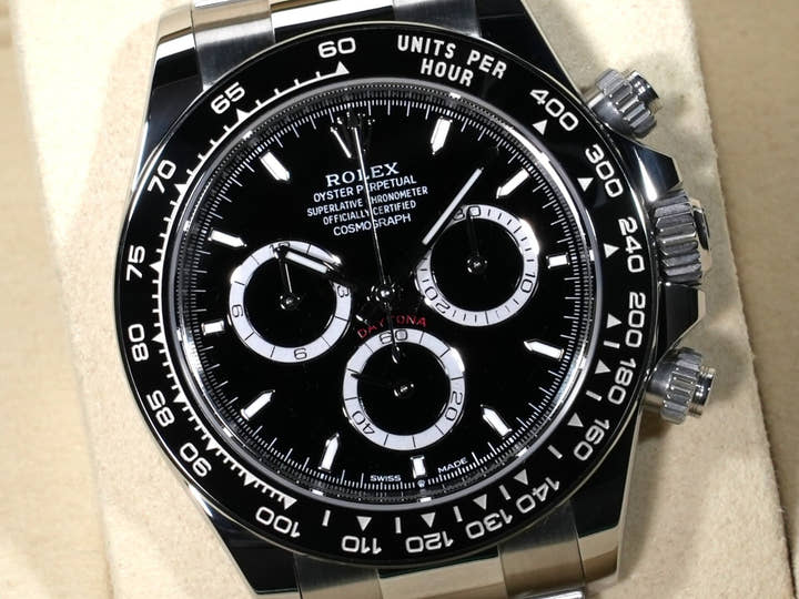 Rolex Daytona Ref. 126500LN Stainless Steel Black Dial Excellent Condition qx69n3dy