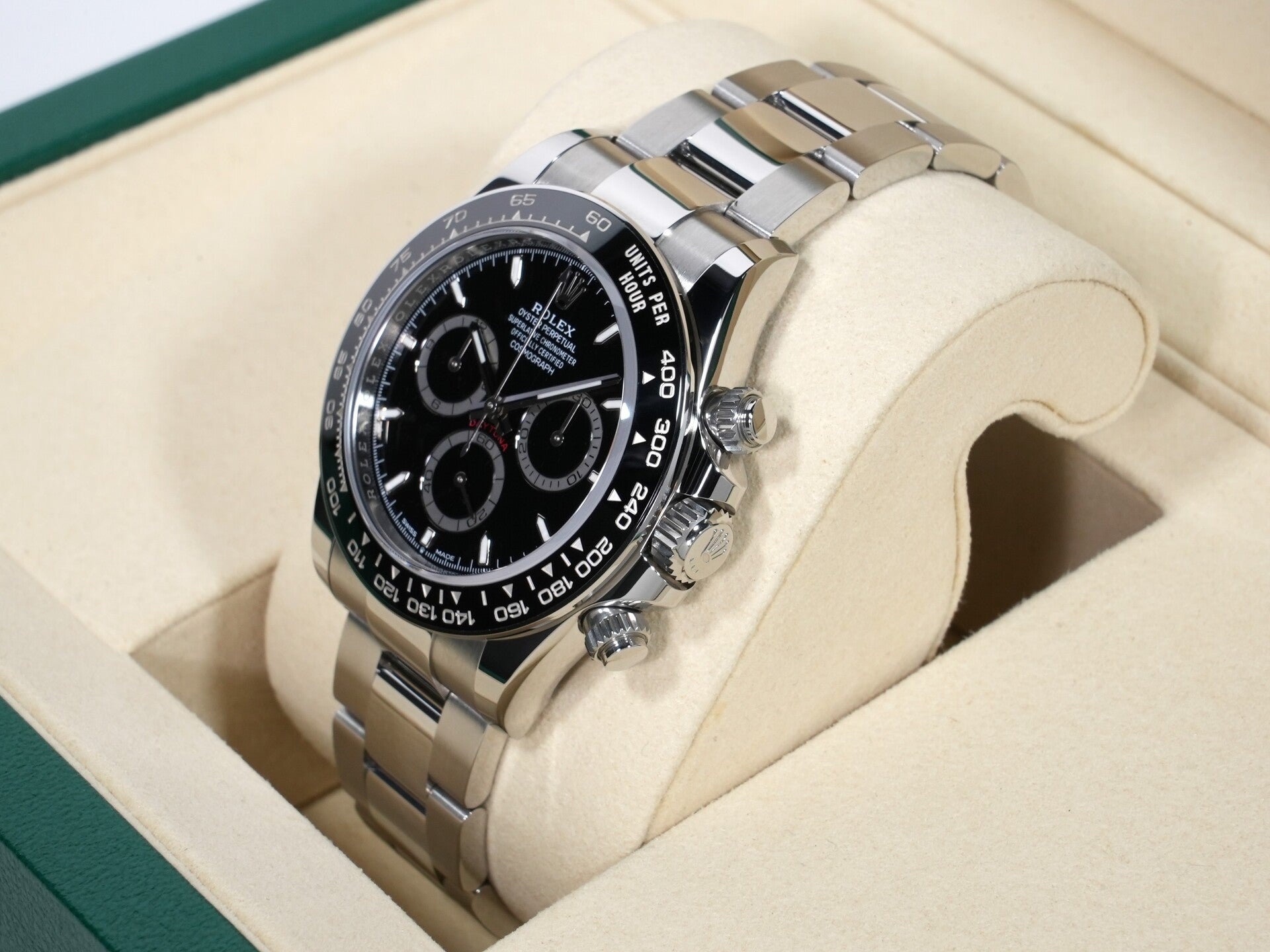 Rolex Daytona Ref. 126500LN Stainless Steel Black Dial Excellent Condition qx69n3dy