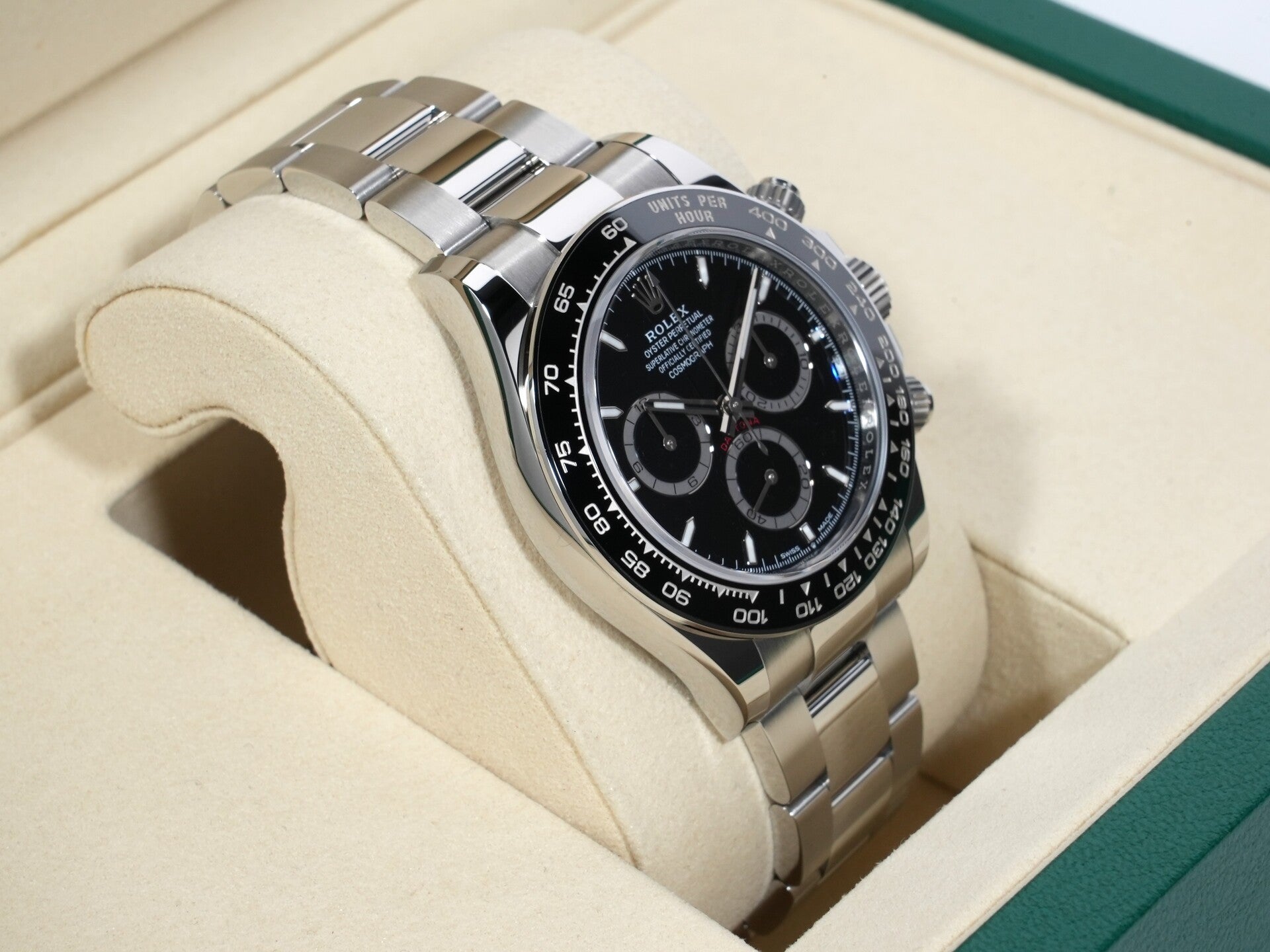 Rolex Daytona Ref. 126500LN Stainless Steel Black Dial Excellent Condition qx69n3dy