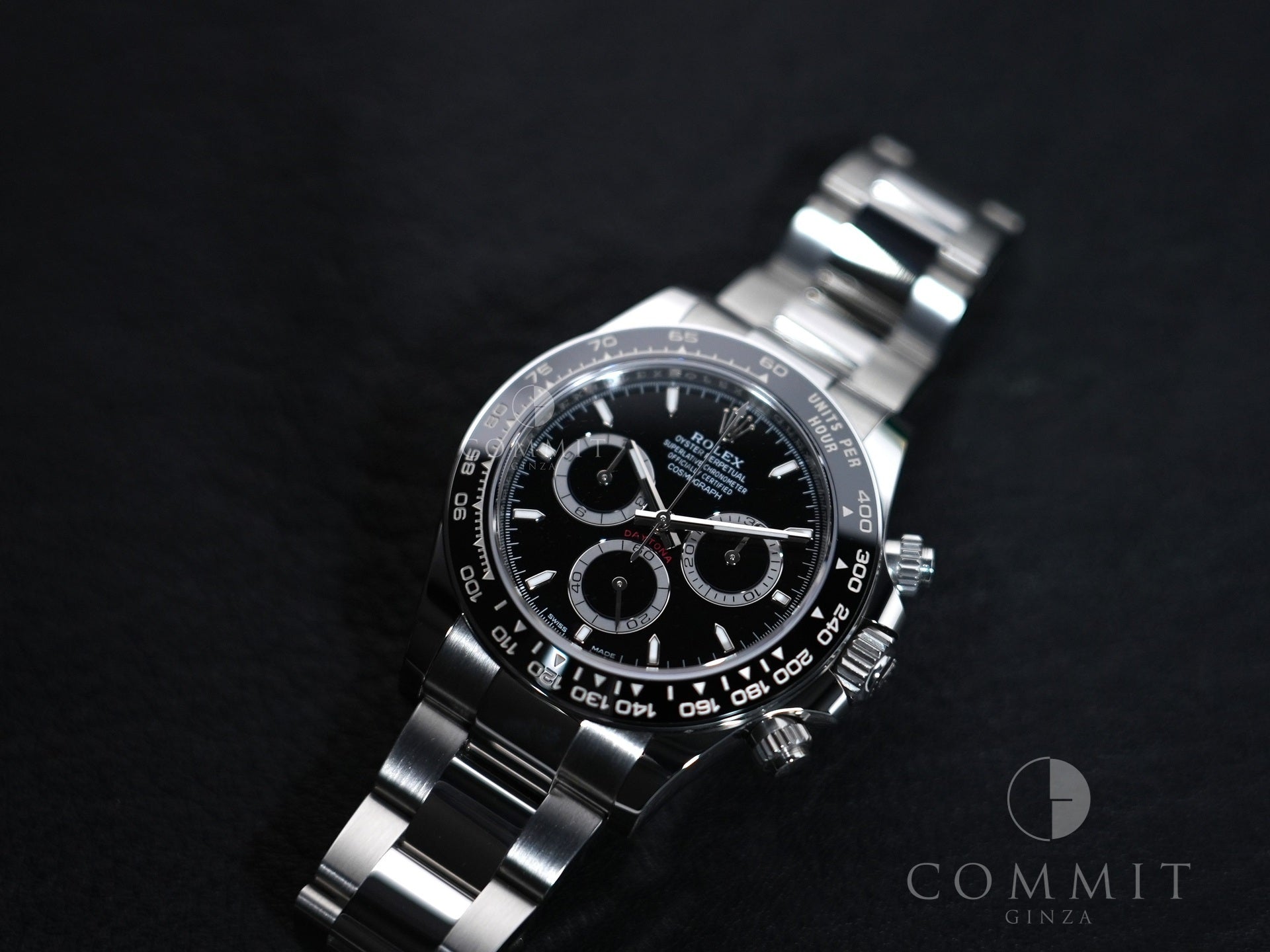 Rolex Daytona Ref. 126500LN Stainless Steel Black Dial Excellent Condition qx69n3dy