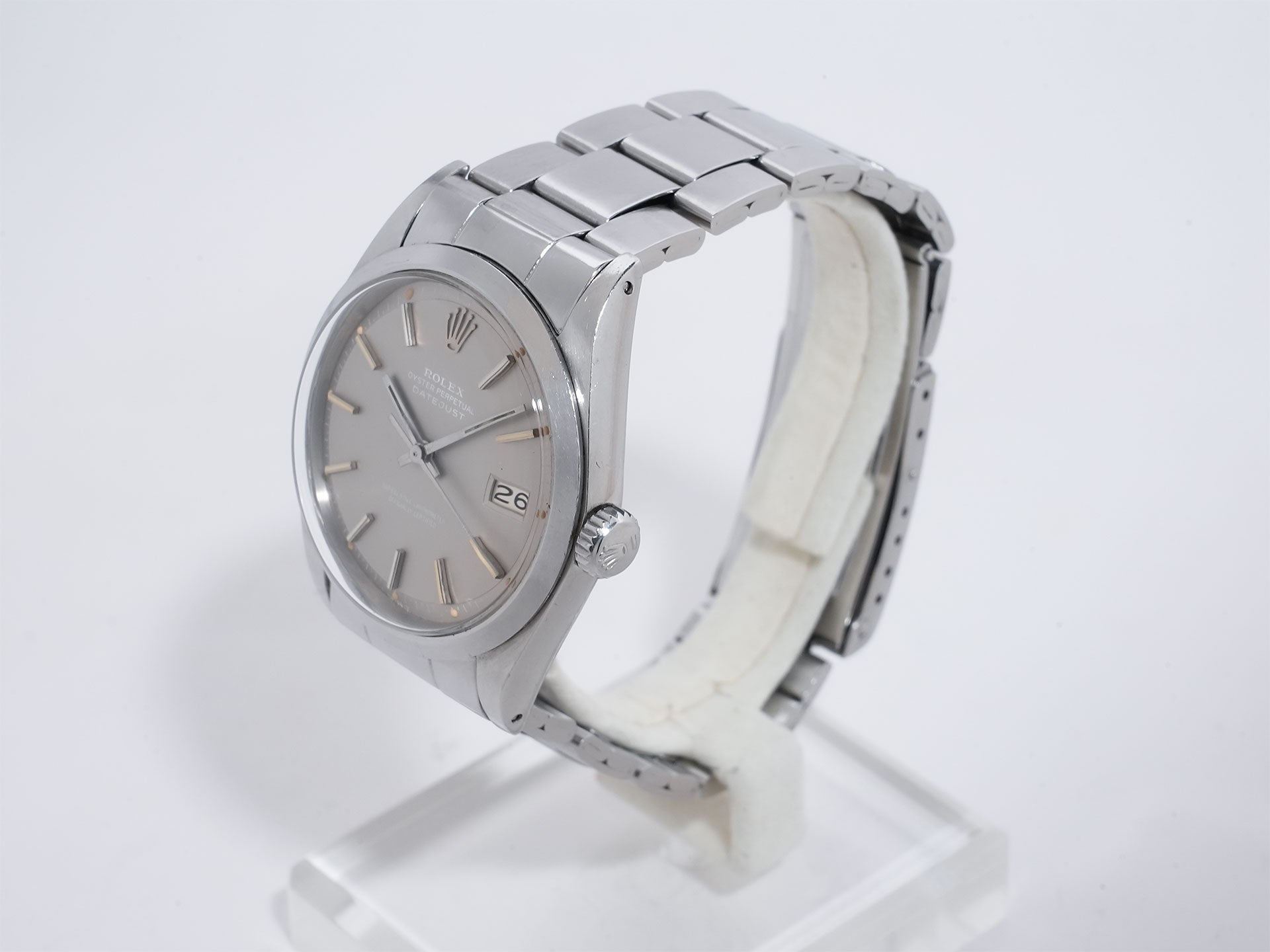 Rolex Datejust Ref. 1600 Stainless Steel Gray Dial Used dw8c62rw