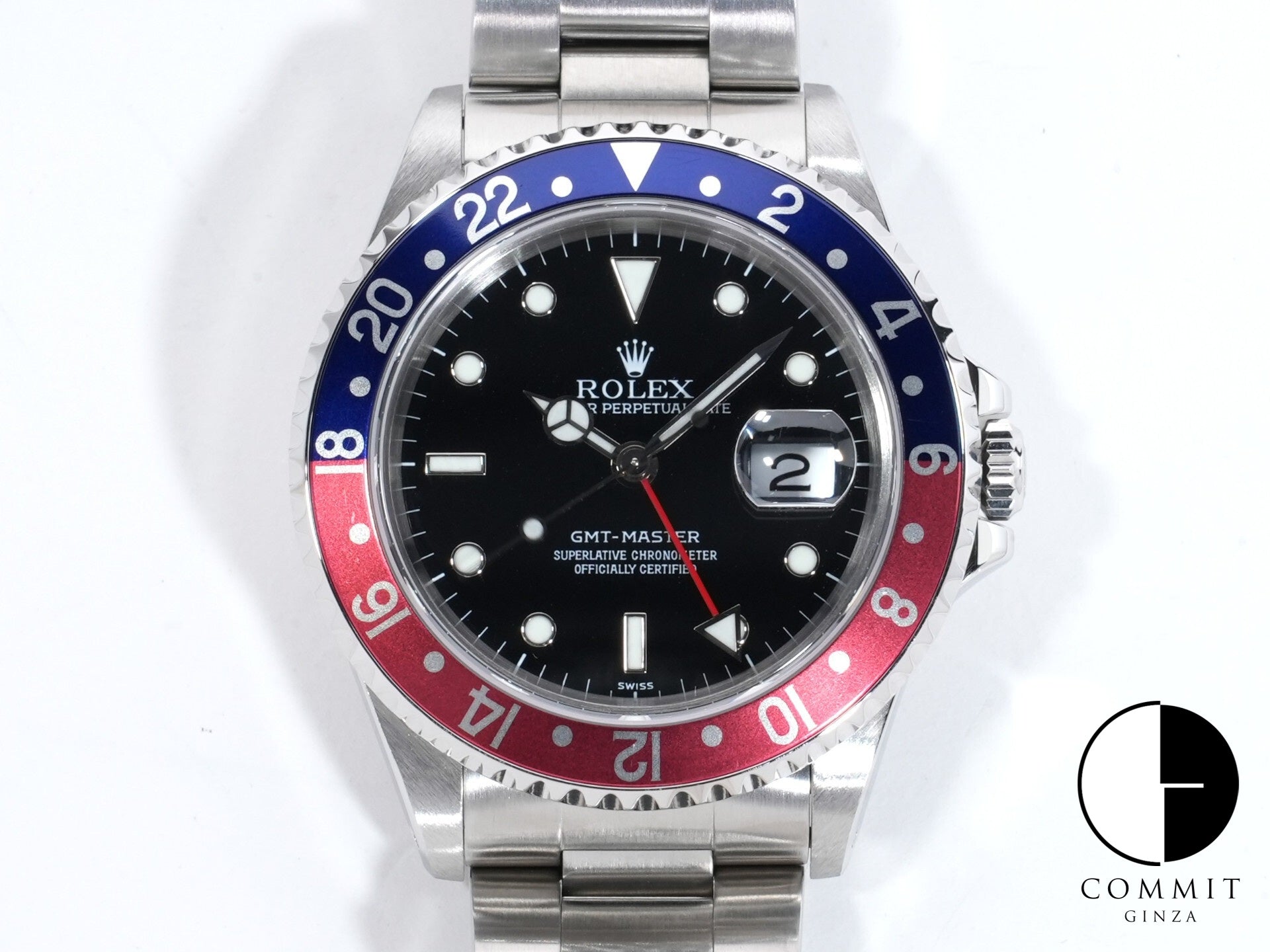 ロレックス GMTマスター Ref.16700 ステンレススチール ブラック文字盤 オイスターブレスレット 美中古 cjvgtdcm