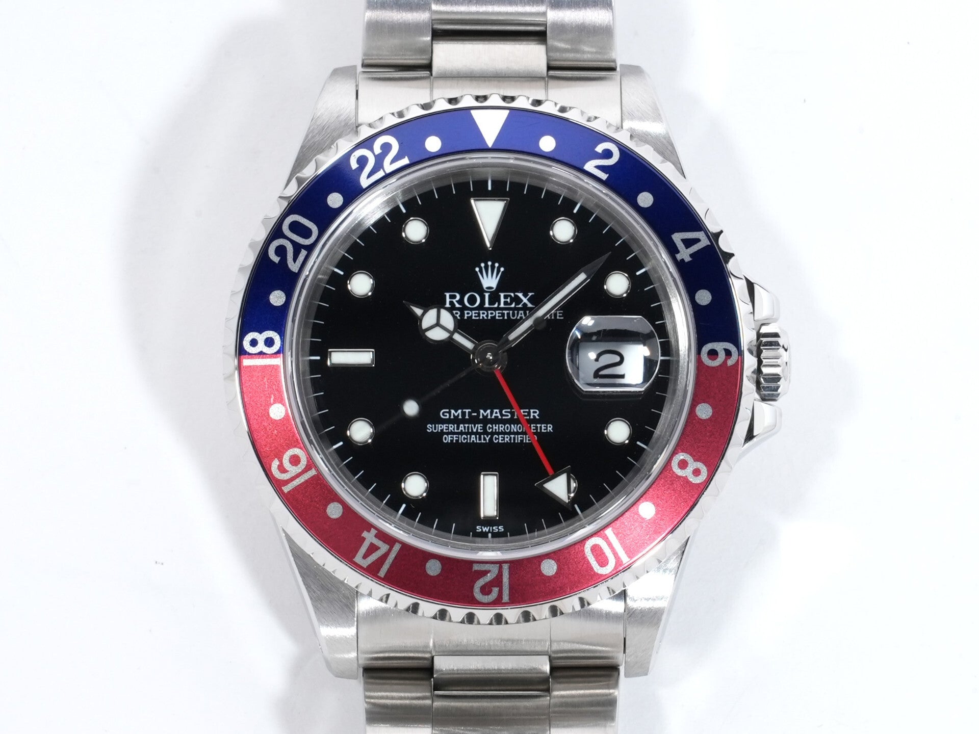ロレックス GMTマスター Ref.16700 ステンレススチール ブラック文字盤 オイスターブレスレット 美中古 cjvgtdcm