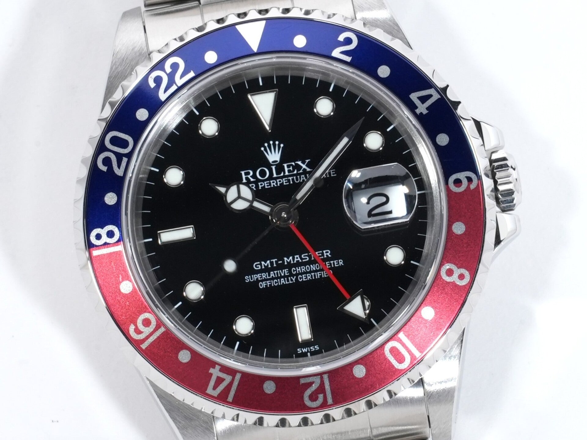 ロレックス GMTマスター Ref.16700 ステンレススチール ブラック文字盤 オイスターブレスレット 美中古 cjvgtdcm