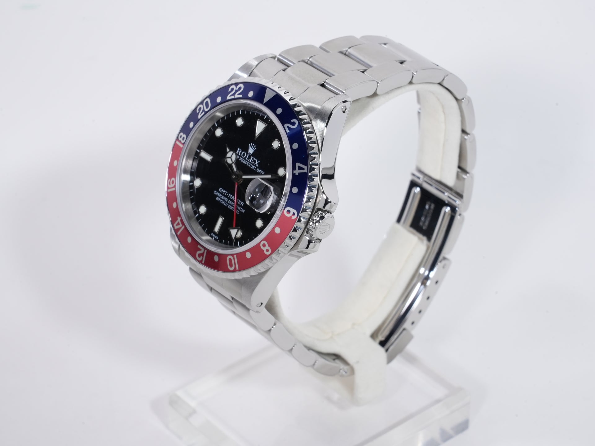 ロレックス GMTマスター Ref.16700 ステンレススチール ブラック文字盤 オイスターブレスレット 美中古 cjvgtdcm
