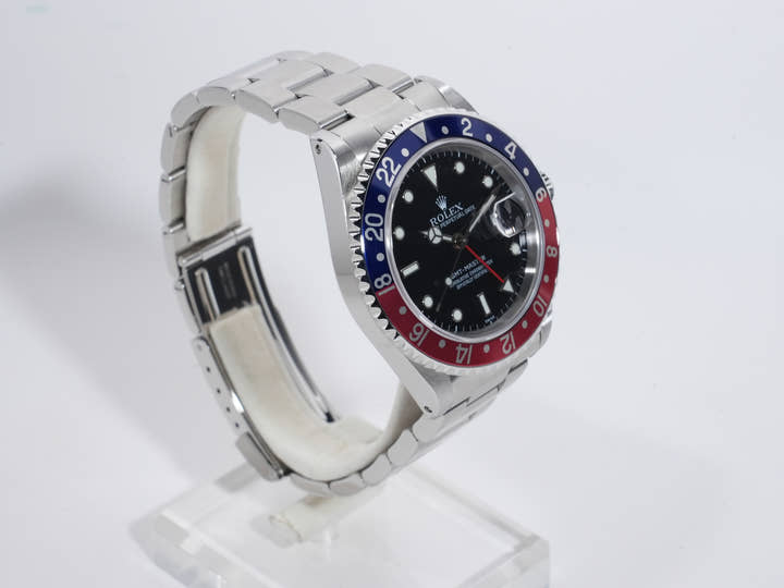 ロレックス GMTマスター Ref.16700 ステンレススチール ブラック文字盤 オイスターブレスレット 美中古 cjvgtdcm