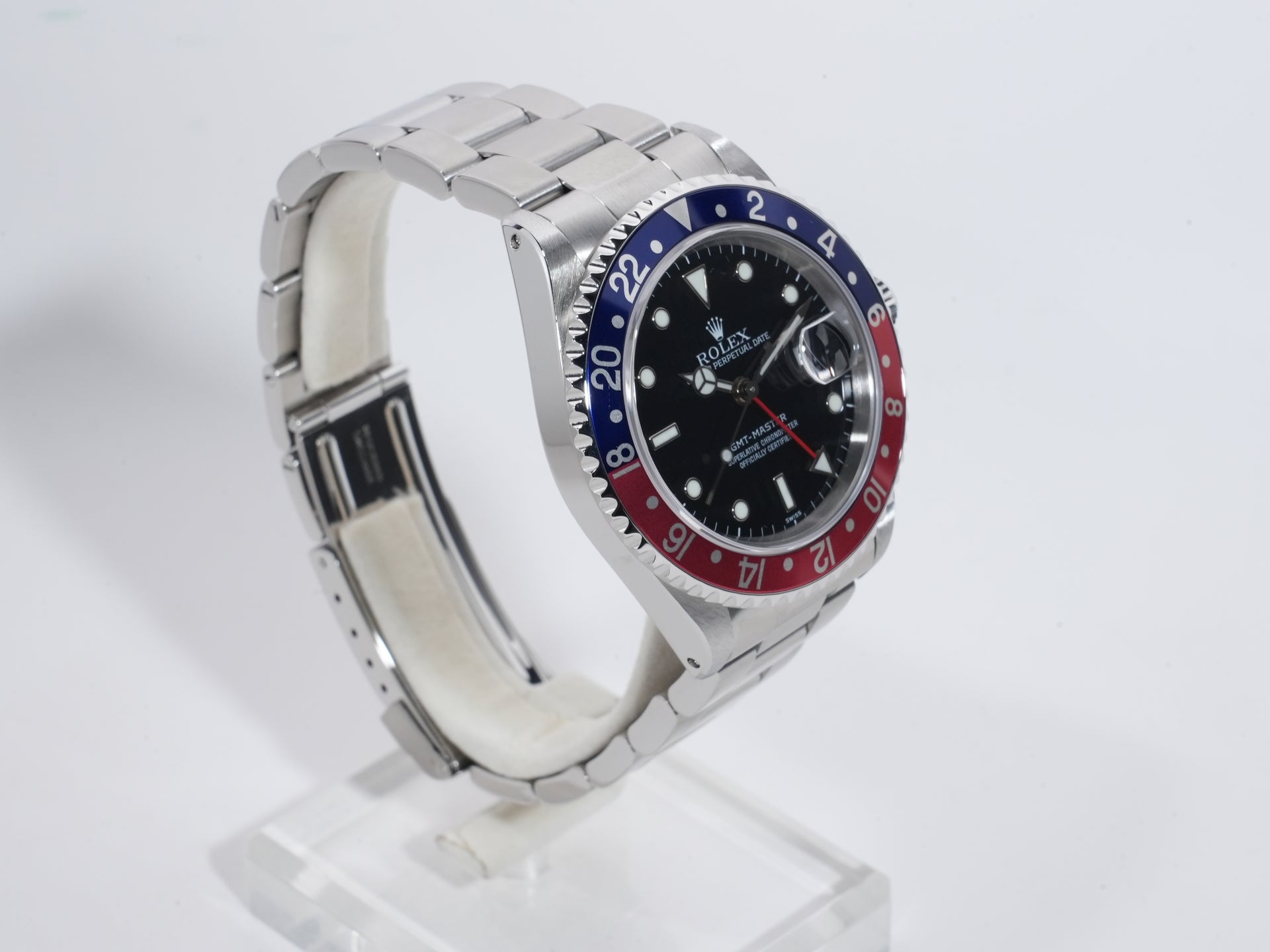 ロレックス GMTマスター Ref.16700 ステンレススチール ブラック文字盤 オイスターブレスレット 美中古 cjvgtdcm