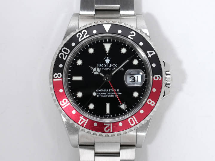 Rolex GMT-Master II Ref. 16710 Stainless Steel Black Dial Oyster Bracelet Excellent Used Condition xz2w9cjp