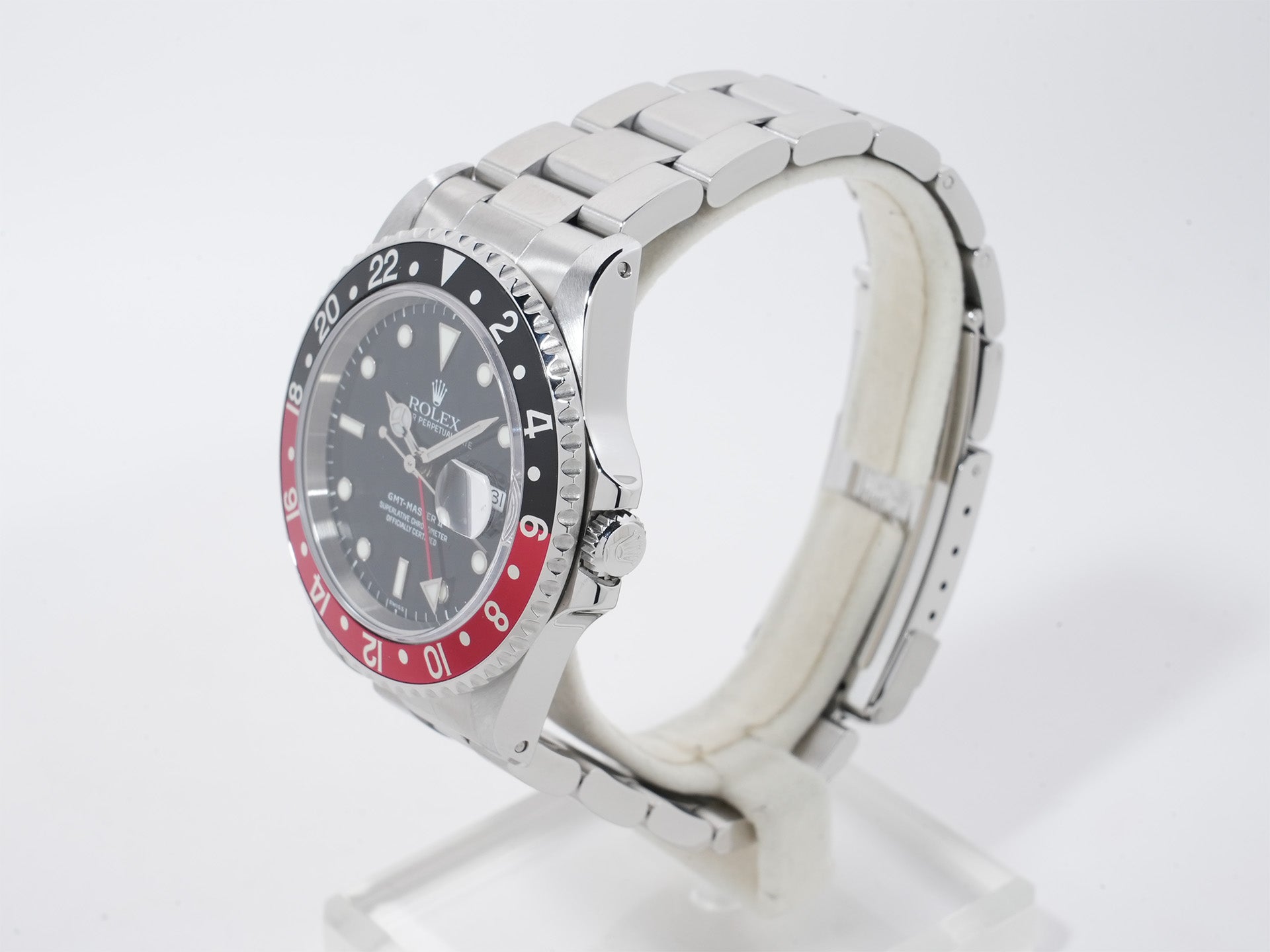Rolex GMT-Master II Ref. 16710 Stainless Steel Black Dial Oyster Bracelet Excellent Used Condition xz2w9cjp