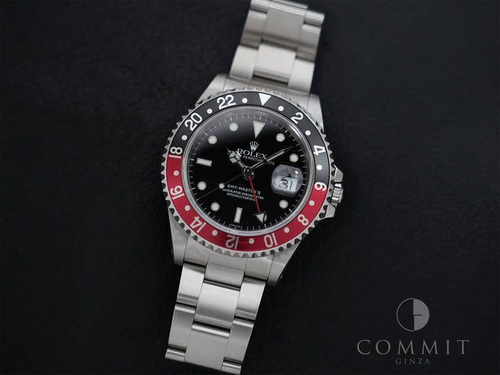 Rolex GMT-Master II Ref. 16710 Stainless Steel Black Dial Oyster Bracelet Excellent Used Condition xz2w9cjp