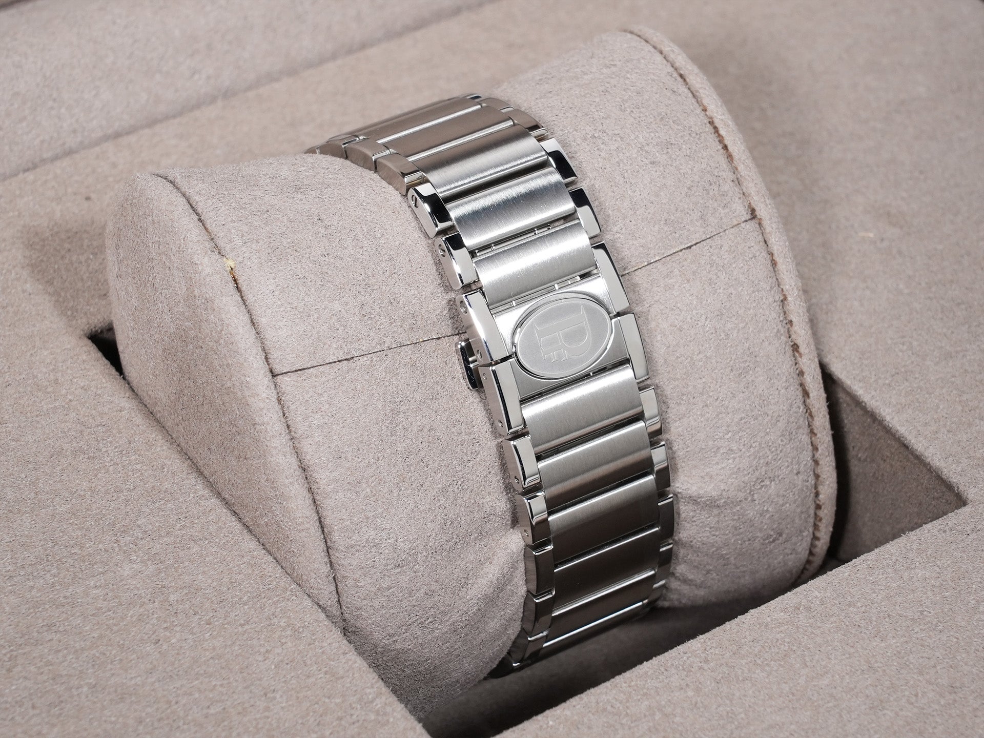Parmigiani Fleurier Tonda PF Micro-Rotor Ref. PFC914-1020021-100182 Stainless Steel x Platinum Golden Siena Dial Excellent Condition xkczhbci