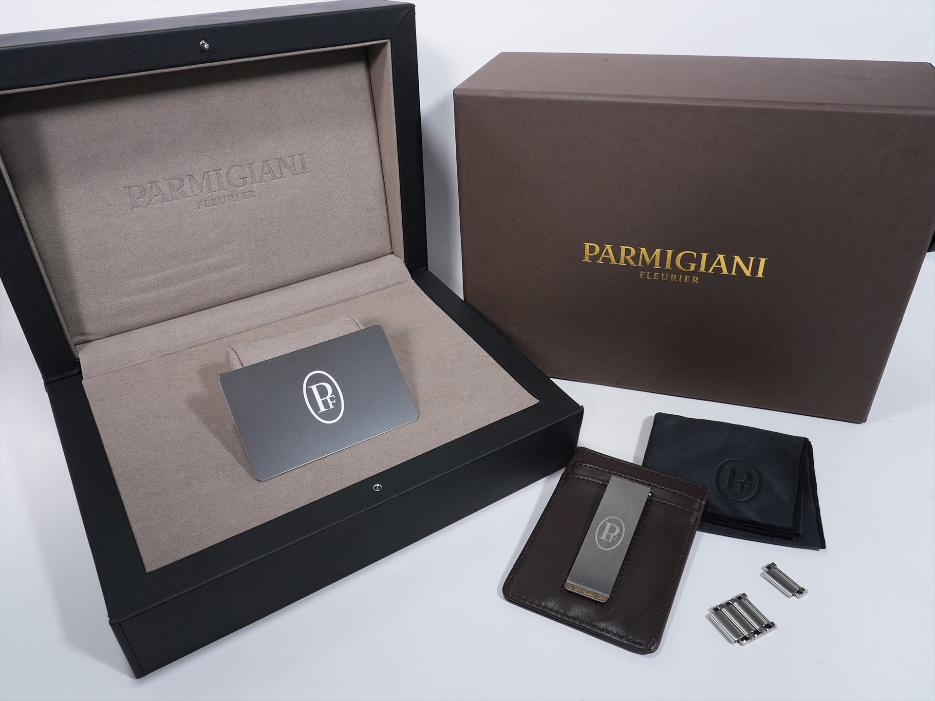 Parmigiani Fleurier Tonda PF Micro-Rotor Ref. PFC914-1020021-100182 Stainless Steel x Platinum Golden Siena Dial Excellent Condition xkczhbci