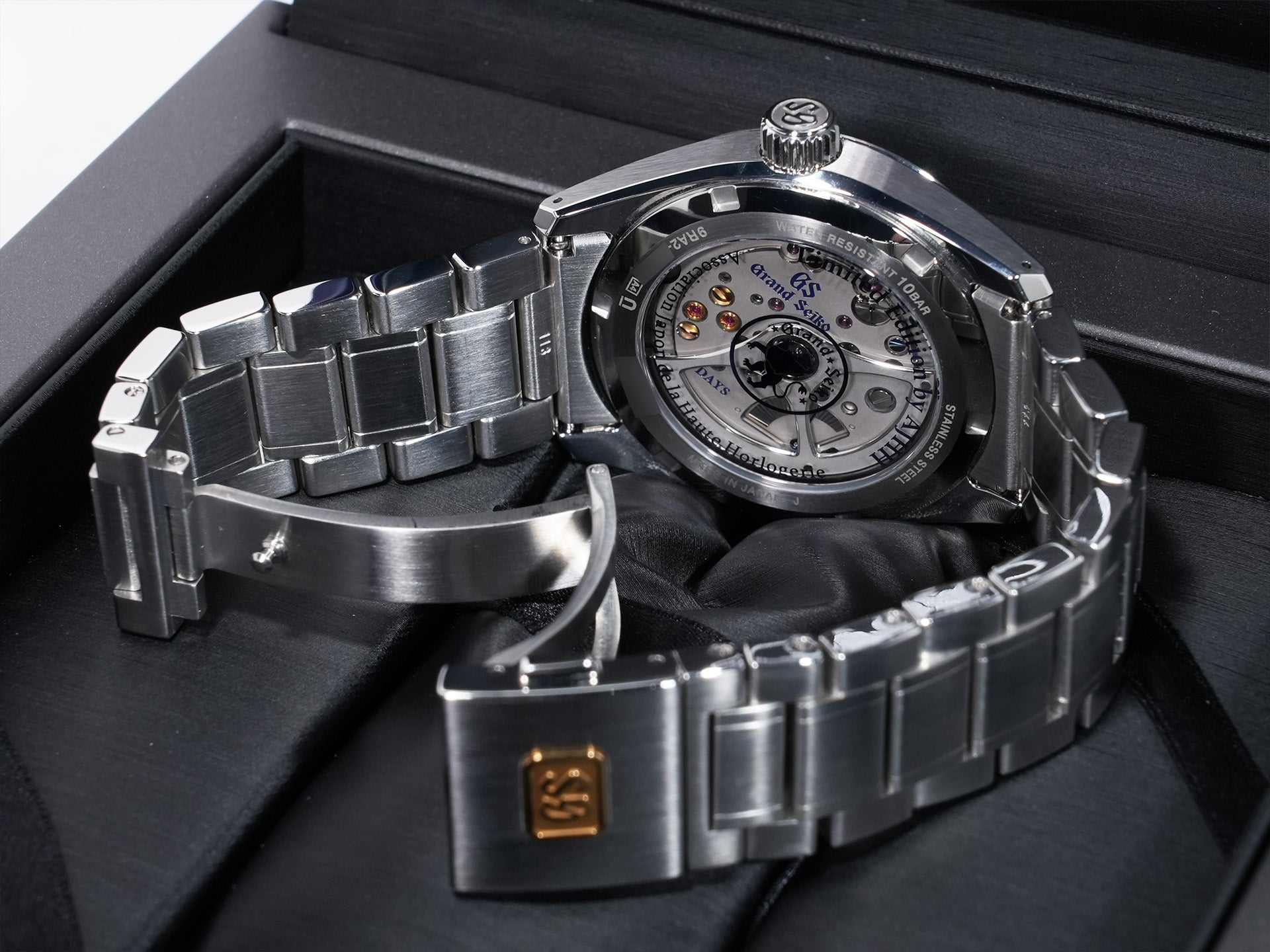Grand Seiko Evolution 9 Collection AJHH Special Limited Edition Ref. SLGA017 Stainless Steel Snowflake Blue Dial Excellent Used Condition iohvkytx