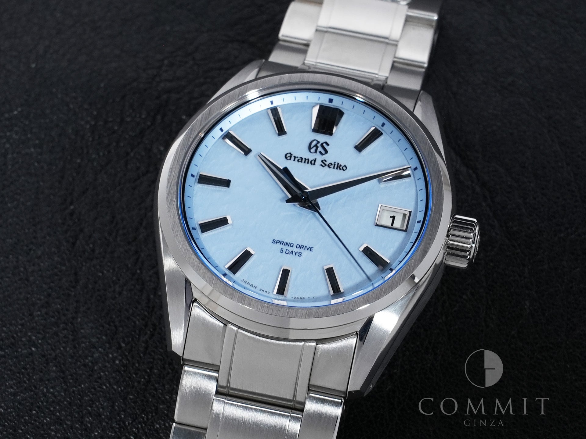 Grand Seiko Evolution 9 Collection AJHH Special Limited Edition Ref. SLGA017 Stainless Steel Snowflake Blue Dial Excellent Used Condition iohvkytx