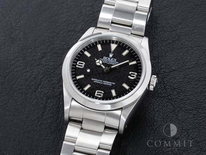 Rolex Explorer I Ref. 14270 Stainless Steel Black Dial Oyster Bracelet Used 6rvyodzt