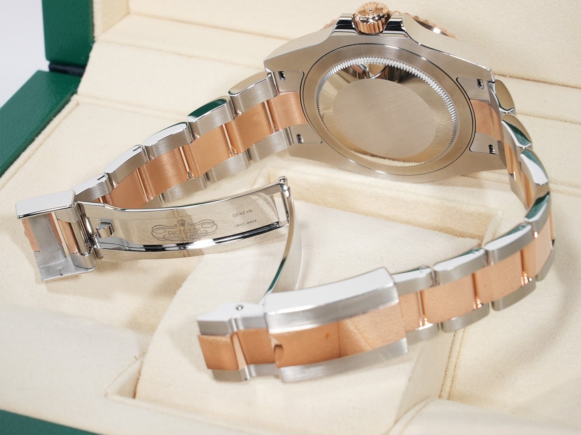 ROLEX GMT-Master II Ref.126711CHNR Stainless Steel/Everose Gold Black Dial Oyster Bracelet Used gu3awkfm
