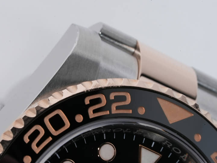 ROLEX GMT-Master II Ref.126711CHNR Stainless Steel/Everose Gold Black Dial Oyster Bracelet Used gu3awkfm