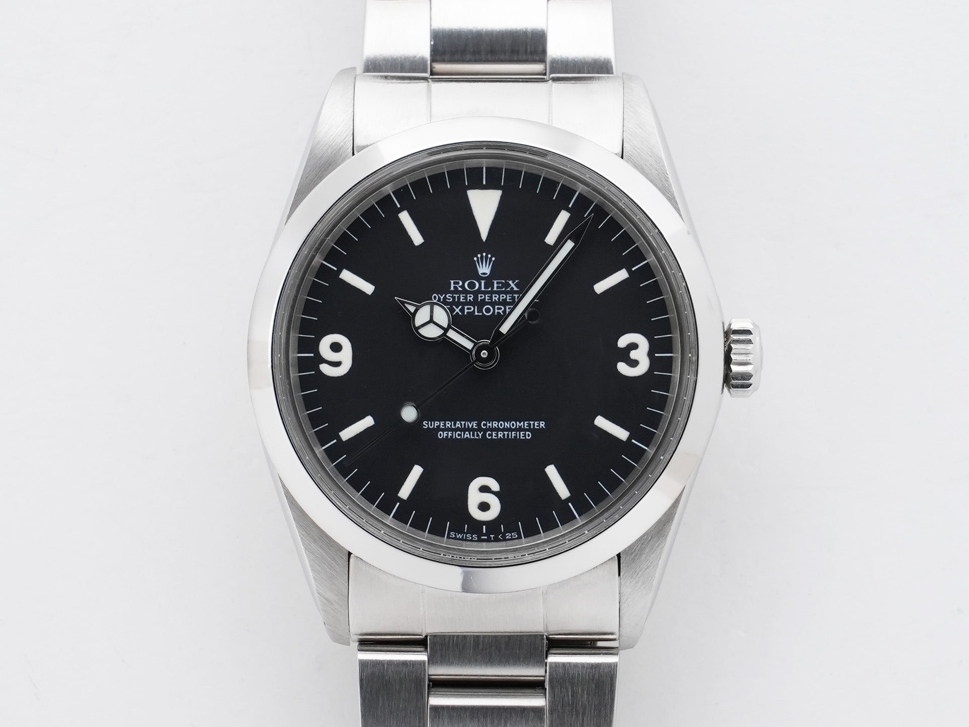Rolex Explorer I Ref. 1016 Stainless Steel Black Dial Pre-owned xsro6yoh