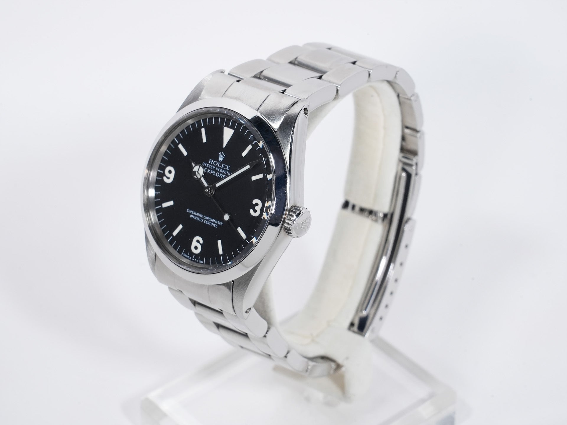 Rolex Explorer I Ref. 1016 Stainless Steel Black Dial Pre-owned xsro6yoh