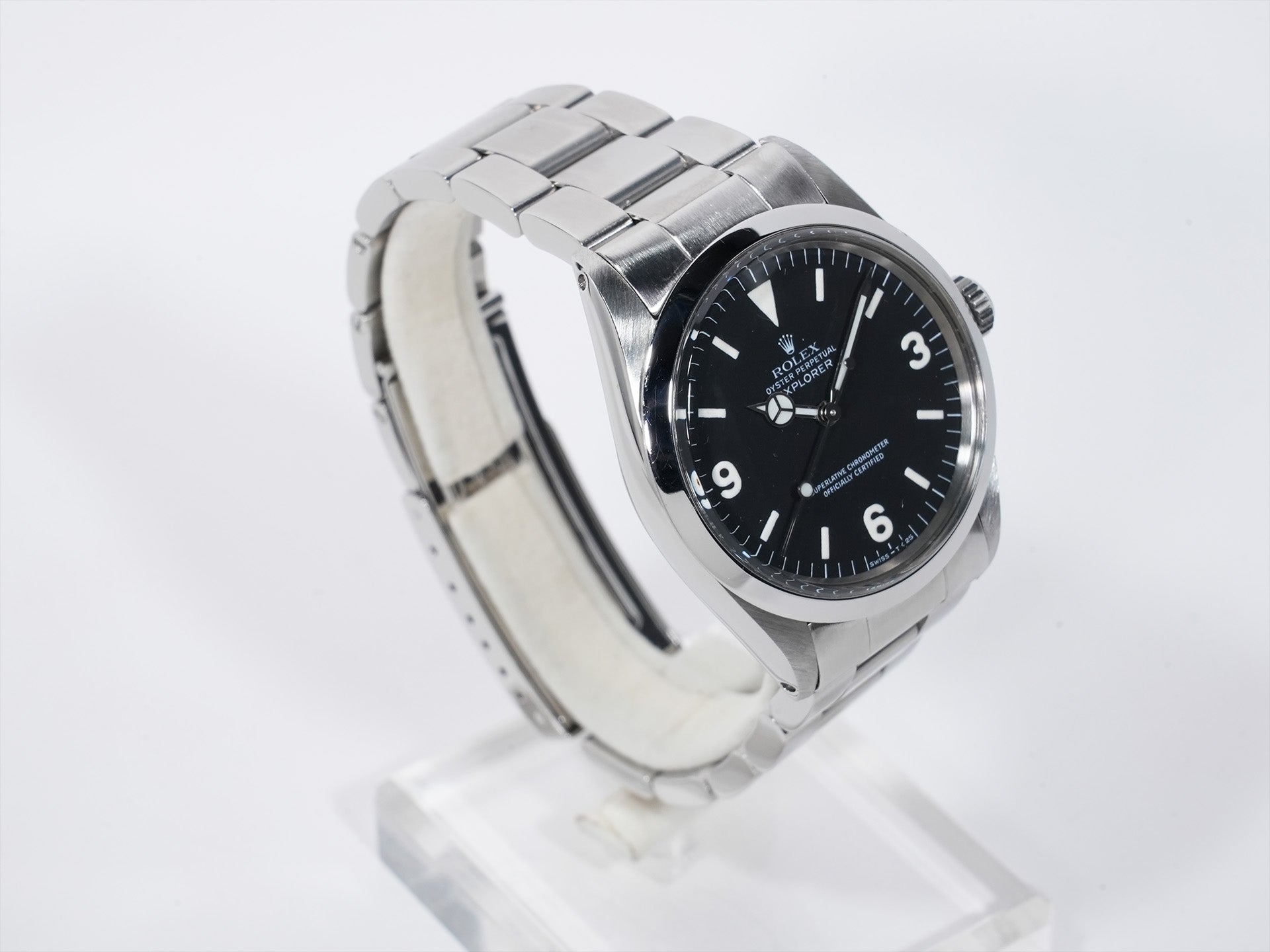 Rolex Explorer I Ref. 1016 Stainless Steel Black Dial Pre-owned xsro6yoh
