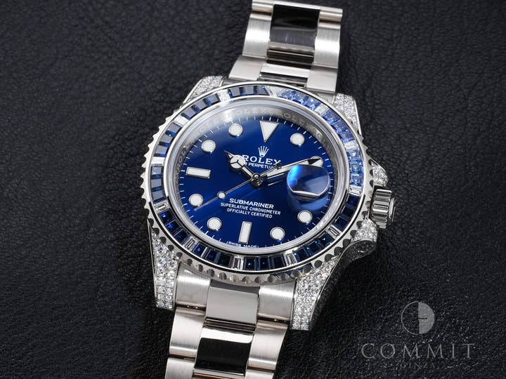 Rolex Submariner Date Ref. 116659SABR White Gold Blue Dial Used 44datm8q