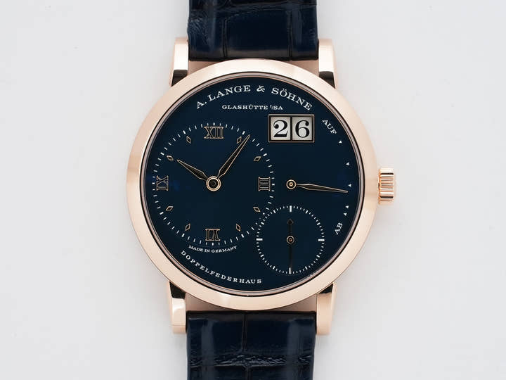 A. Lange & Söhne Little Lange 1 Ref. 181.063 Pink Gold Blue Dial Unused bjwbnsvz
