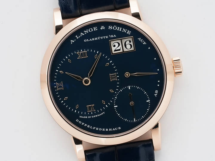 A. Lange & Söhne Little Lange 1 Ref. 181.063 Pink Gold Blue Dial Unused bjwbnsvz