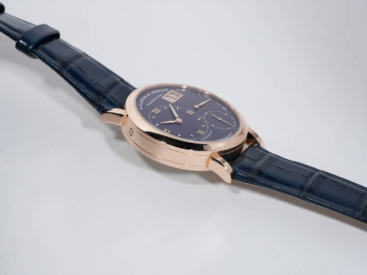 A. Lange & Söhne Little Lange 1 Ref. 181.063 Pink Gold Blue Dial Unused bjwbnsvz