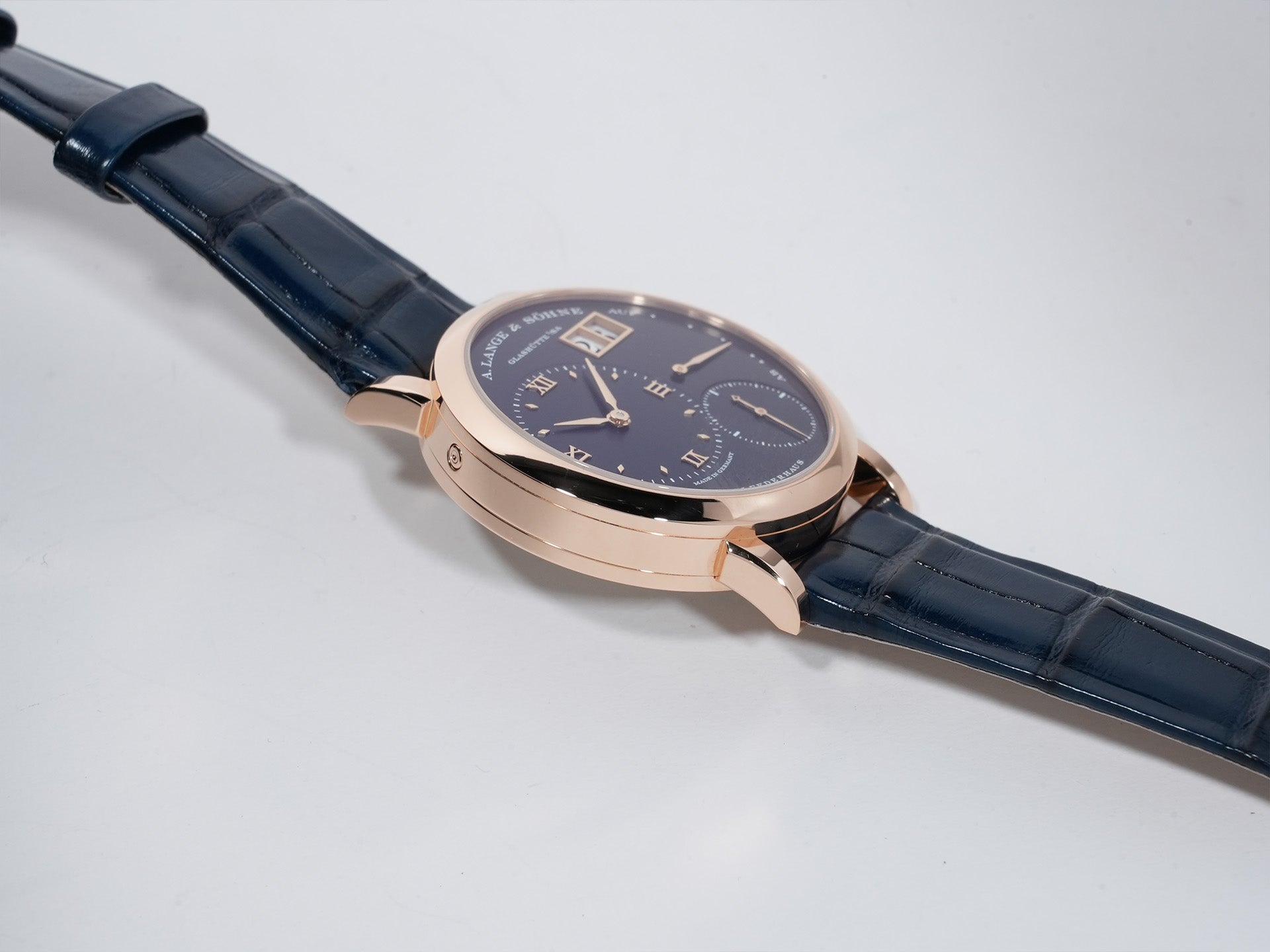 A. Lange & Söhne Little Lange 1 Ref. 181.063 Pink Gold Blue Dial Unused bjwbnsvz