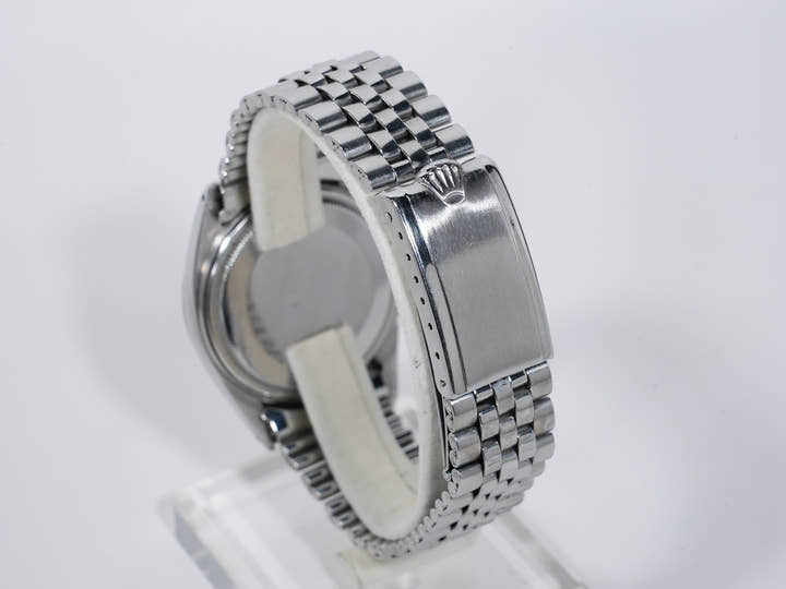 Rolex Datejust 36 Ref. 1603 Stainless Steel Black Mirror Dial Pre-Owned b5rb6rrm