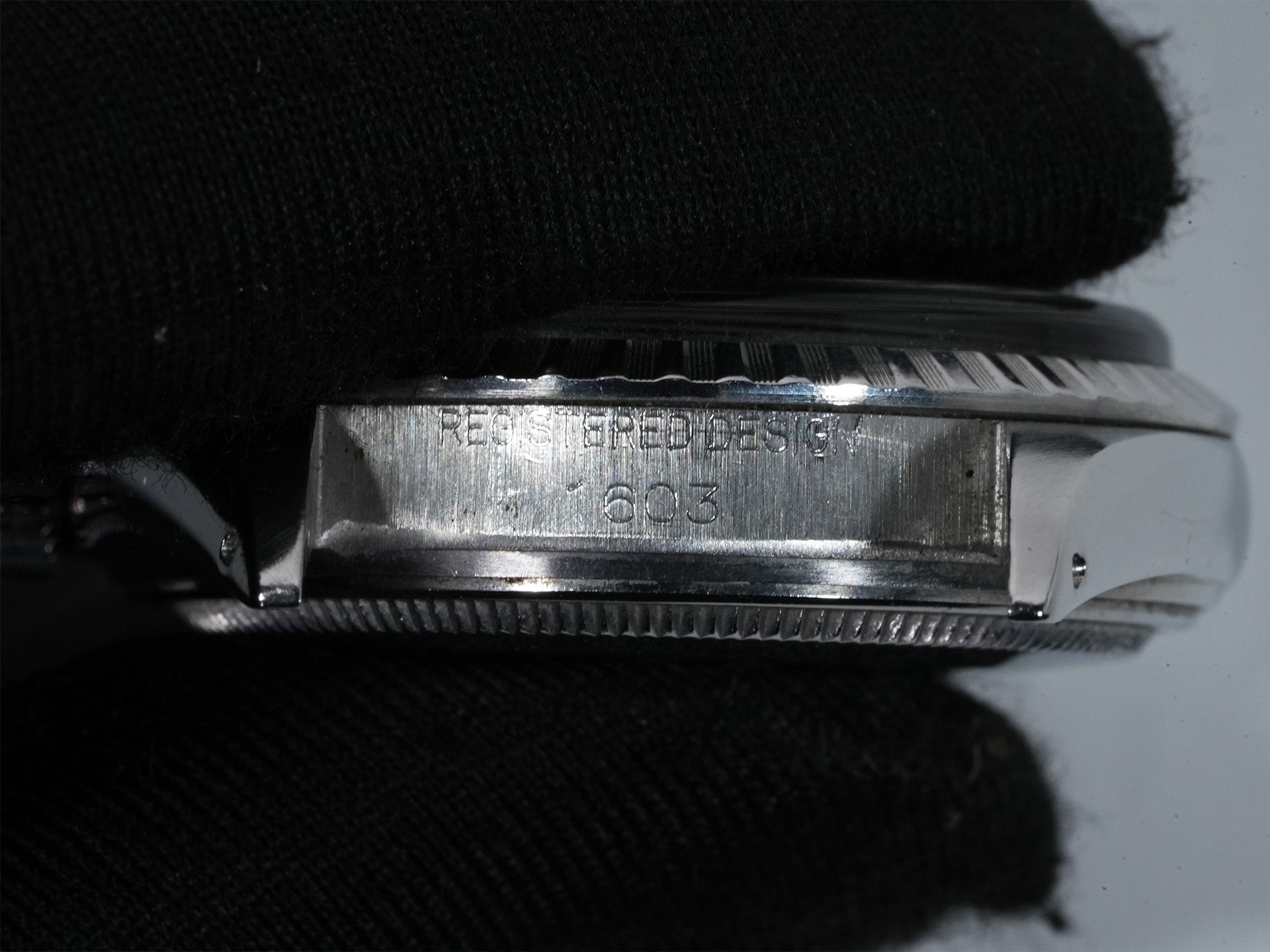 Rolex Datejust 36 Ref. 1603 Stainless Steel Black Mirror Dial Pre-Owned b5rb6rrm