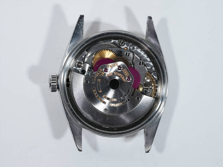 Rolex Datejust 36 Ref. 1603 Stainless Steel Black Mirror Dial Pre-Owned b5rb6rrm