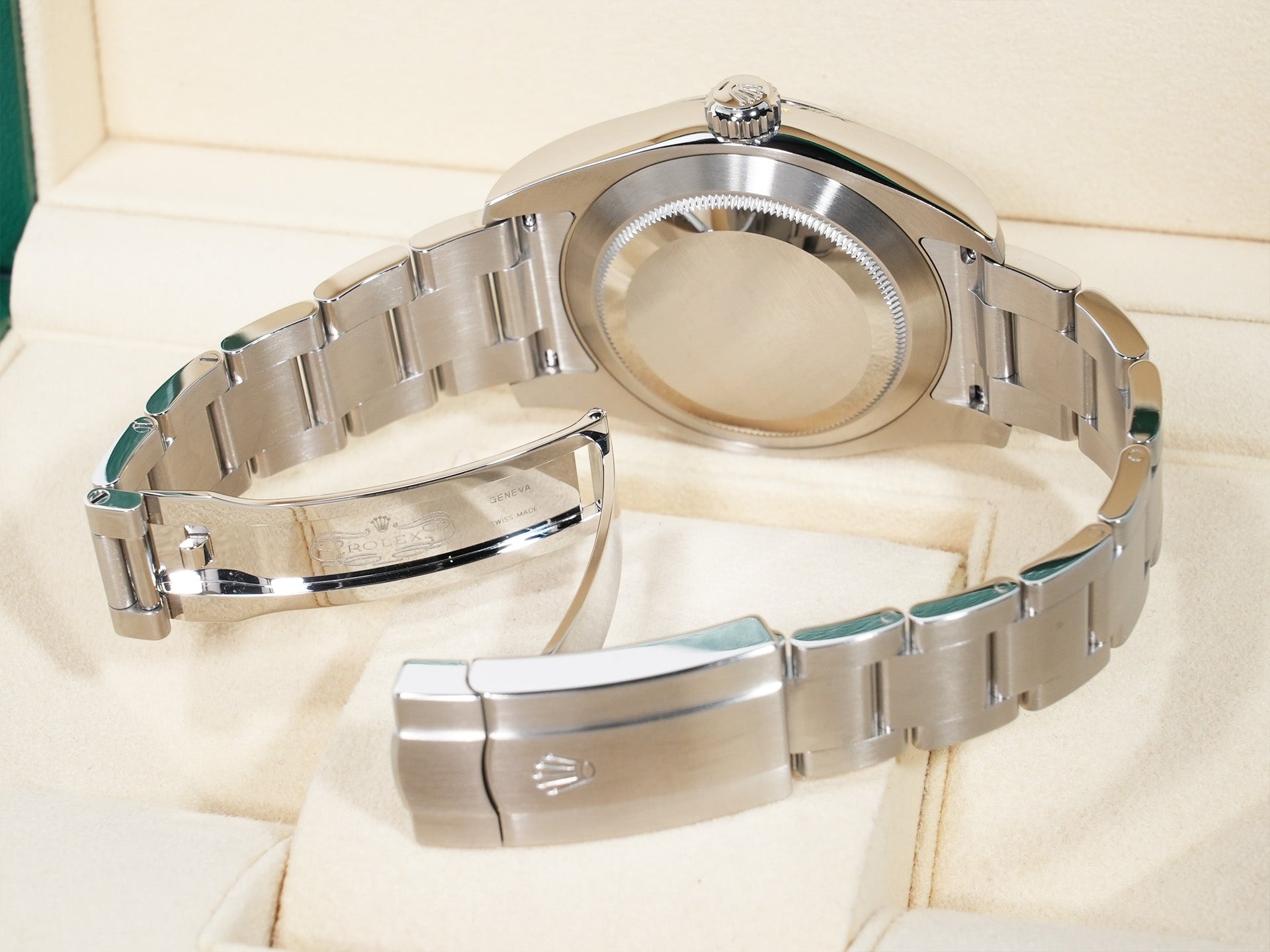 ロレックス エアキング Ref.116900 ステンレススチール ブラック文字盤 オイスターブレスレット 極美品 sonqj375