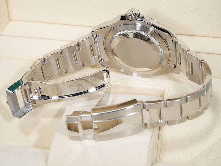 Rolex Yacht-Master 40 Ref. 116622 Stainless Steel/Platinum Dark Rhodium Dial Excellent Used Condition y9xeofxh