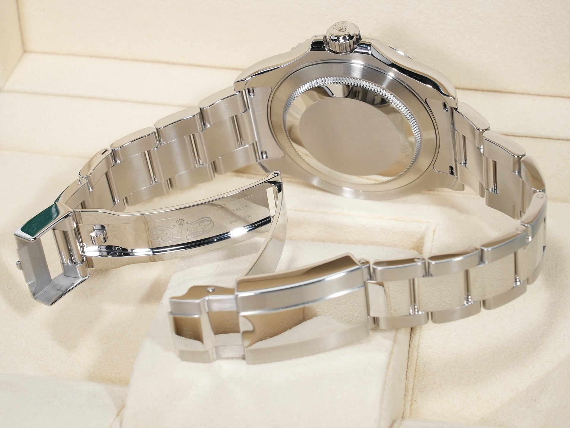 Rolex Yacht-Master 40 Ref. 116622 Stainless Steel/Platinum Dark Rhodium Dial Excellent Used Condition y9xeofxh
