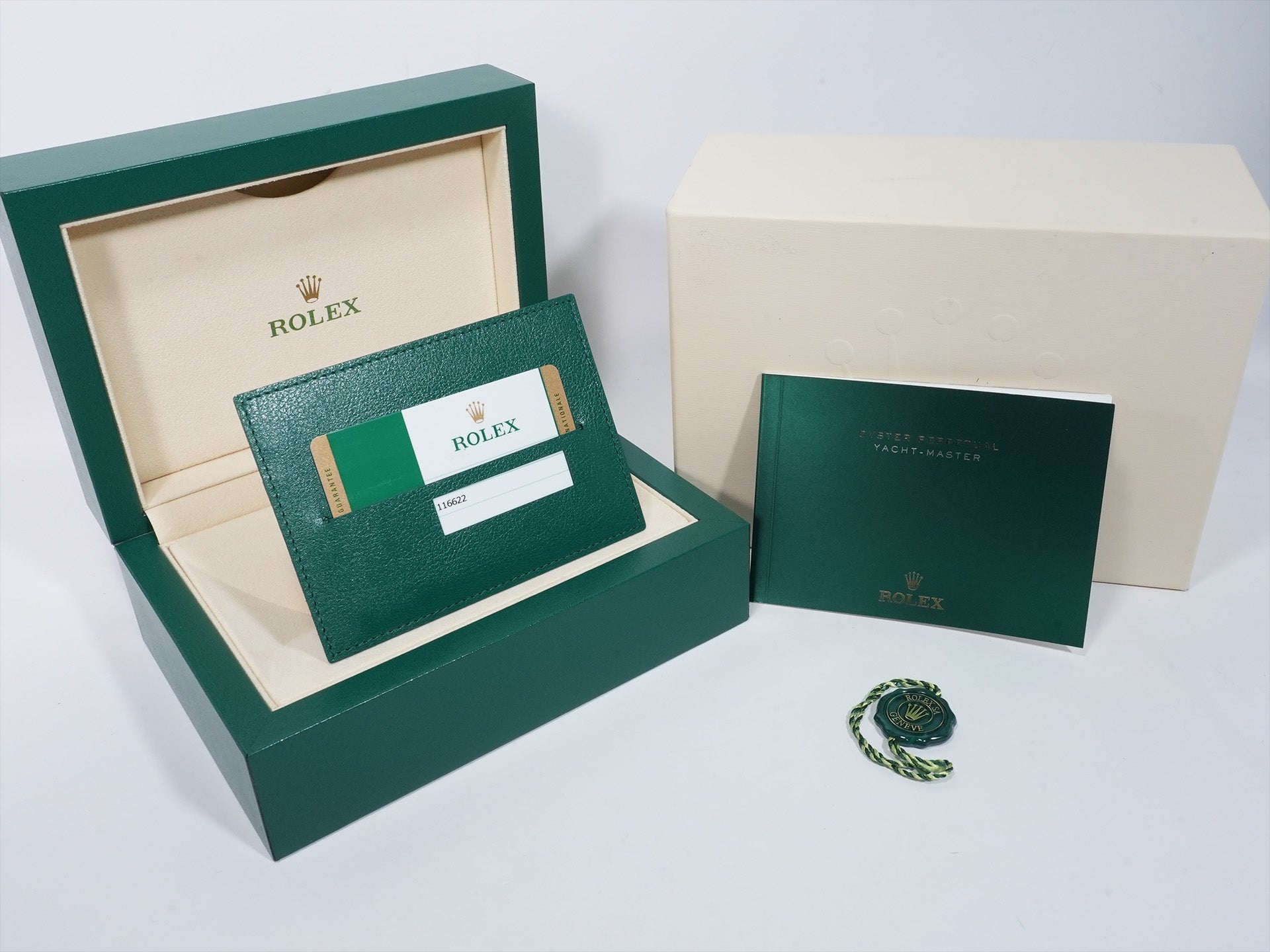 Rolex Yacht-Master 40 Ref. 116622 Stainless Steel/Platinum Dark Rhodium Dial Excellent Used Condition y9xeofxh