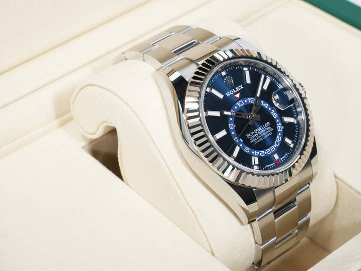 ROLEX Sky-Dweller Ref.336934 Stainless Steel/White Gold Blue Dial Oyster Bracelet A-rank Used gwfswghi