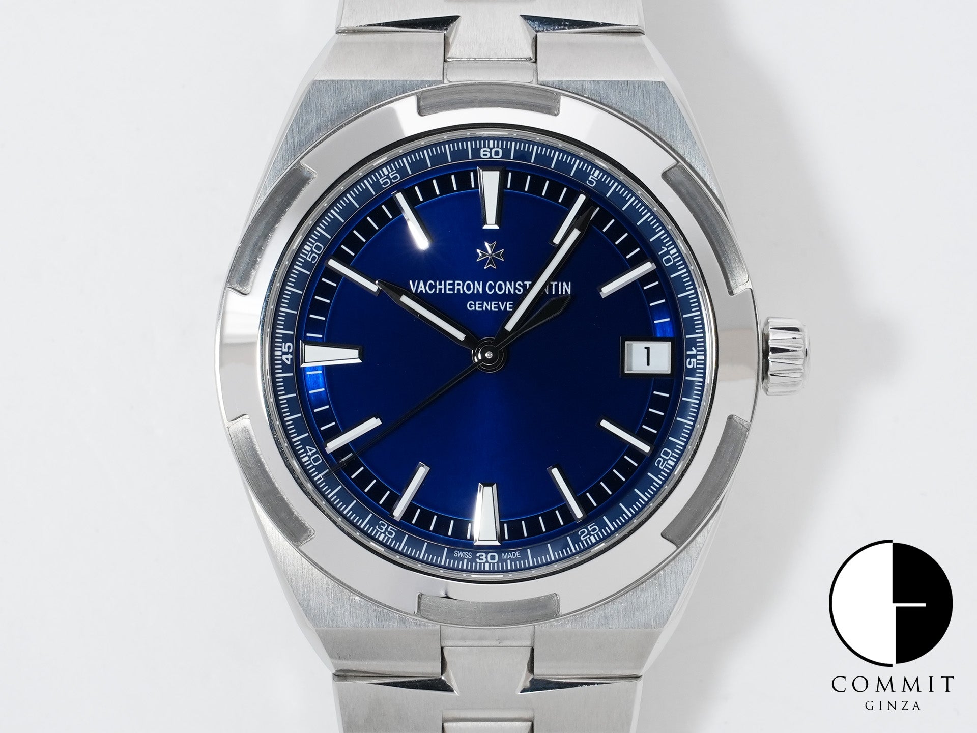Vacheron Constantin Overseas Ref. 4500V/110A-B128 Stainless Steel Blue Dial Excellent Used Condition jjwb3qi8