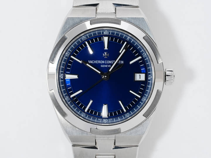 Vacheron Constantin Overseas Ref. 4500V/110A-B128 Stainless Steel Blue Dial Excellent Used Condition jjwb3qi8