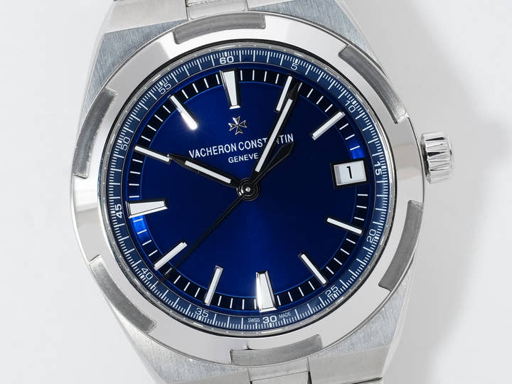 Vacheron Constantin Overseas Ref. 4500V/110A-B128 Stainless Steel Blue Dial Excellent Used Condition jjwb3qi8