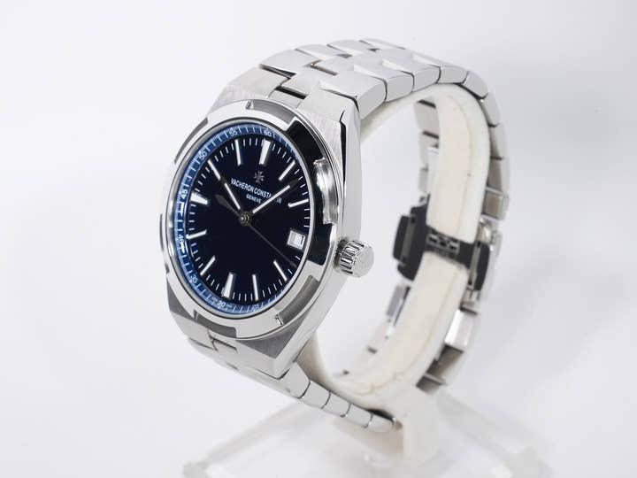 Vacheron Constantin Overseas Ref. 4500V/110A-B128 Stainless Steel Blue Dial Excellent Used Condition jjwb3qi8