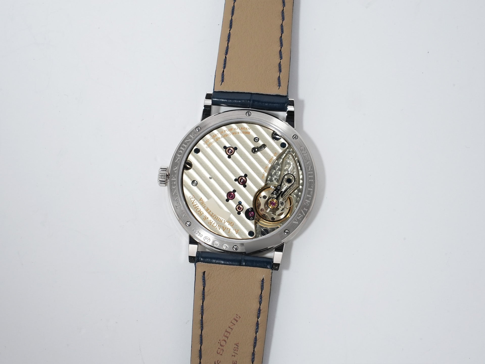 A. Lange & Söhne 1815 Ref. 220.028 White Gold Blue Dial Unused 7omqjb65