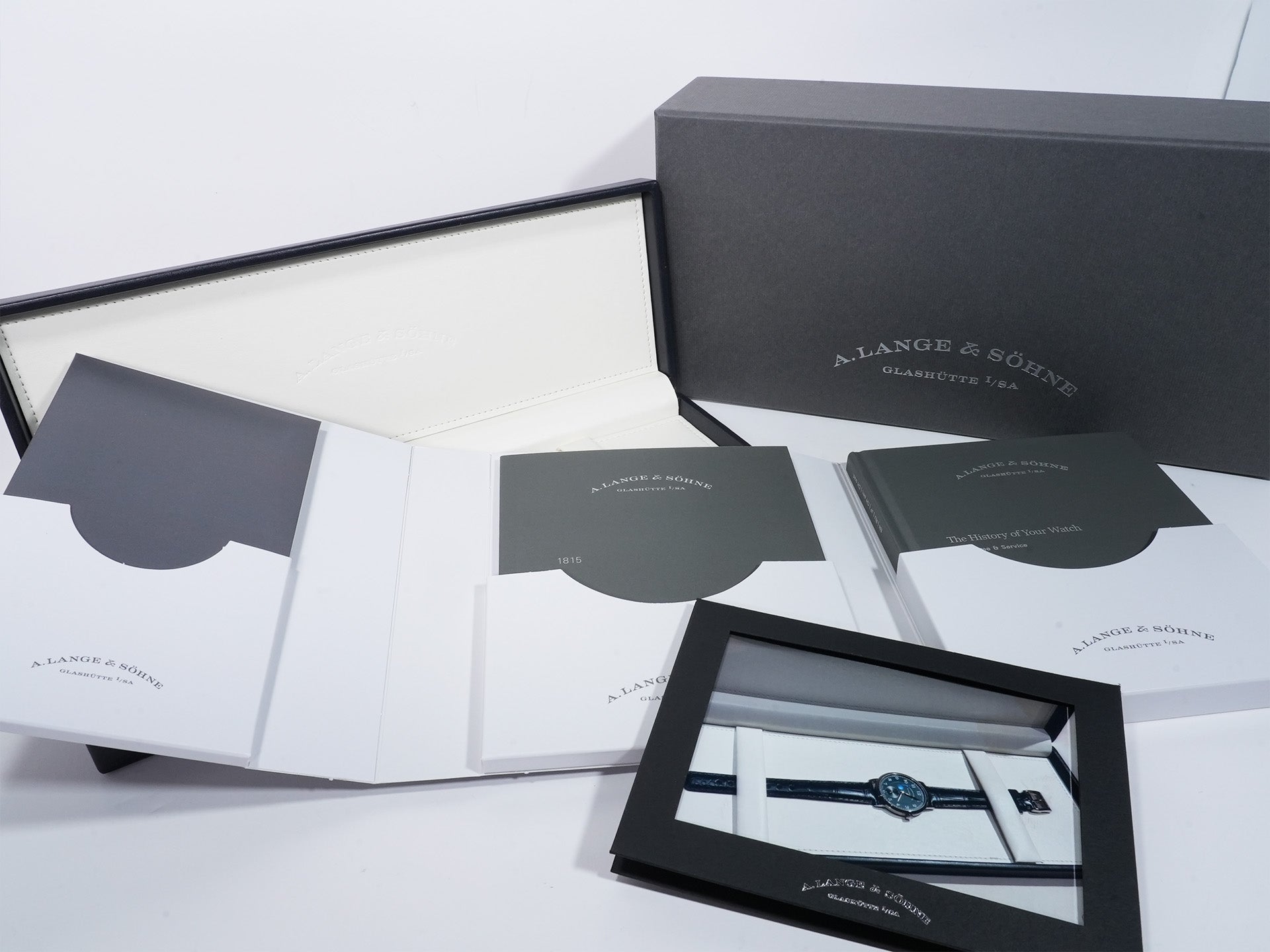 A. Lange & Söhne 1815 Ref. 220.028 White Gold Blue Dial Unused 7omqjb65