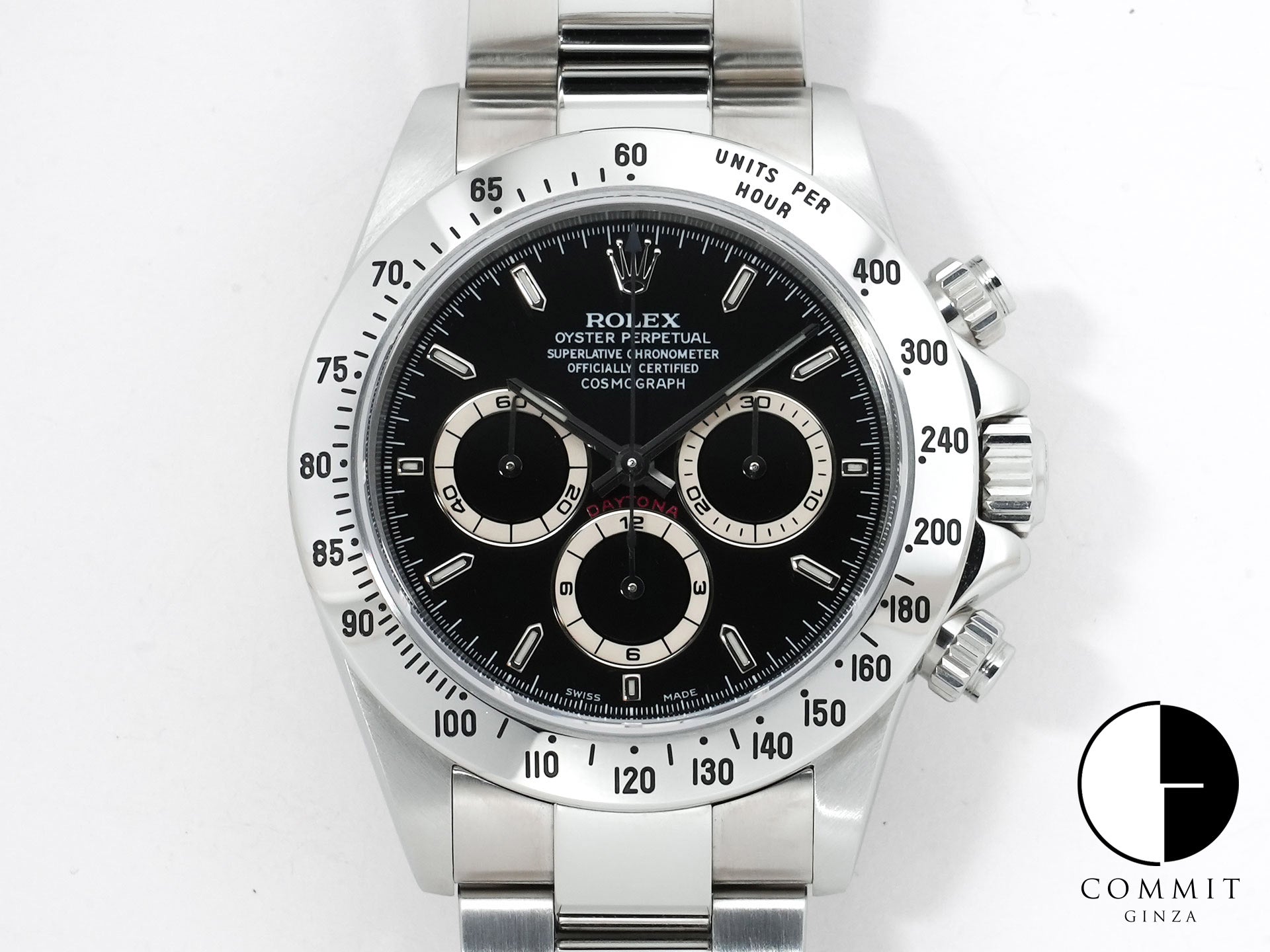 ロレックス デイトナ エルプリメロ Ref.16520 ステンレススチール ブラック文字盤 美中古 pw3k4m4z