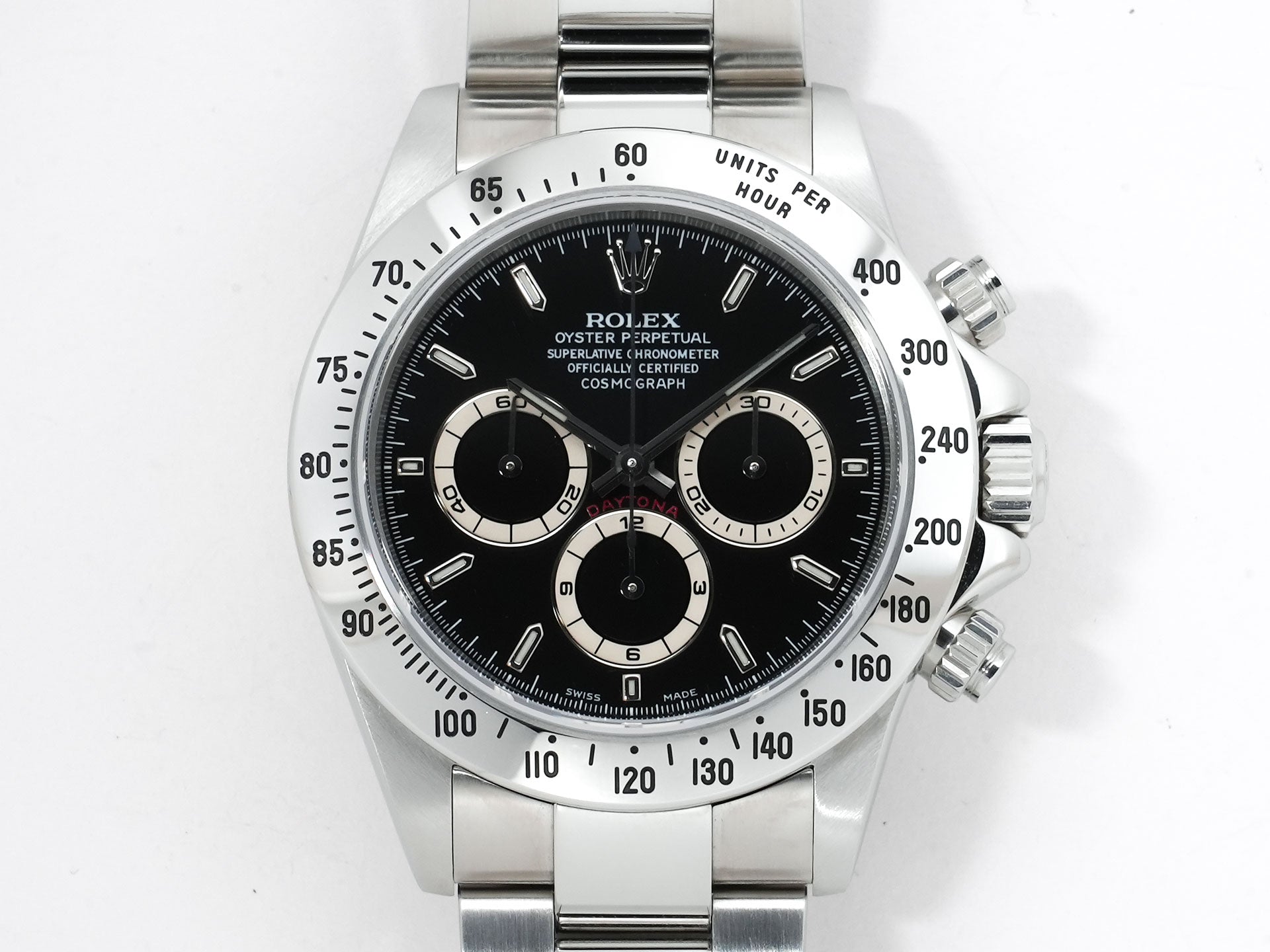 ロレックス デイトナ エルプリメロ Ref.16520 ステンレススチール ブラック文字盤 美中古 pw3k4m4z