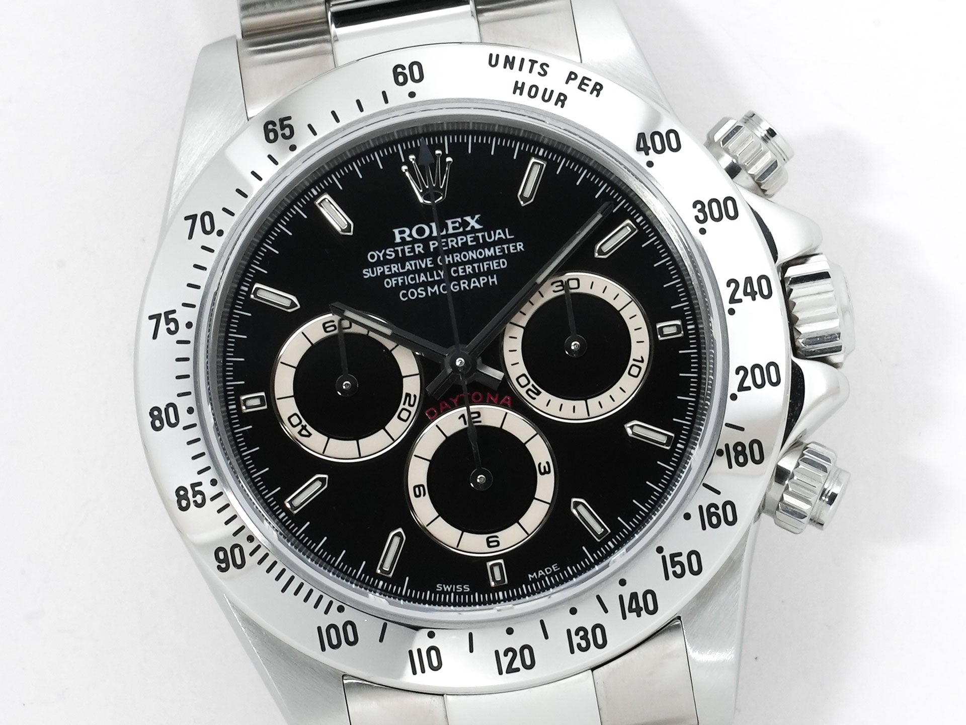 ロレックス デイトナ エルプリメロ Ref.16520 ステンレススチール ブラック文字盤 美中古 pw3k4m4z