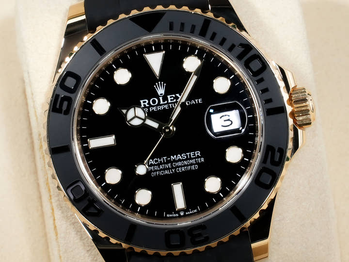 ロレックス ヨットマスター42 Ref.226658 イエローゴールド ブラック文字盤 美品 m2kxf9nj